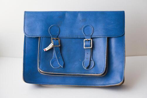 Brown Leather Baguette Bag for Women - Gabrielle 1960 Amber | PAUL MARIUS